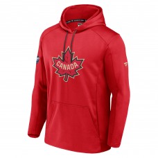 Толстовка на флисе Canada Fanatics 2025 4 Nations Face-Off Authentic Pro Fleece - Athletic Red