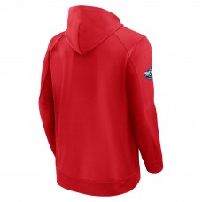 Толстовка на флисе Canada Fanatics 2025 4 Nations Face-Off Authentic Pro Fleece - Athletic Red