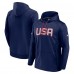 Толстовка на флисе USA Fanatics 2025 4 Nations Face-Off Authentic Pro Fleece - Athletic Navy Толстовка на флисе USA Fanatics 2025 4 Nations Face-Off Authentic Pro Fleece - Athletic Navy