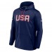 Толстовка на флисе USA Fanatics 2025 4 Nations Face-Off Authentic Pro Fleece - Athletic Navy