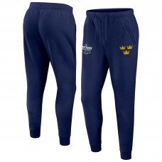 Штаны Sweden Fanatics 2025 4 Nations Face-Off Authentic Pro Fleece - Athletic Navy