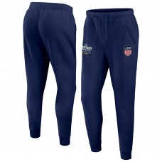 Штаны USA Fanatics 2025 4 Nations Face-Off Authentic Pro Fleece - Athletic Navy