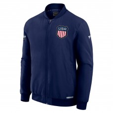 Куртка на молнии USA Fanatics 2025 4 Nations Face-Off Authentic Pro - Athletic Navy Куртка на молнии USA Fanatics 2025 4 Nations Face-Off Authentic Pro - Athletic Navy