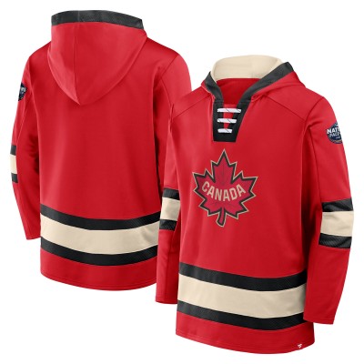 Толстовка Canada Fanatics 2025 4 Nations Face-Off Inside Line - Athletic Red