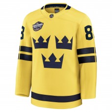Джерси William Nylander Sweden Fanatics 2025 4 Nations Face-Off Premium - Yellow