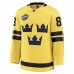 Джерси William Nylander Sweden Fanatics 2025 4 Nations Face-Off Premium - Yellow
