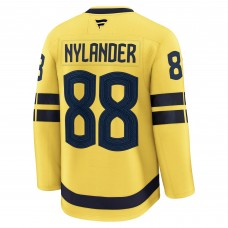 Джерси William Nylander Sweden Fanatics 2025 4 Nations Face-Off Premium - Yellow