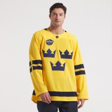 Джерси William Nylander Sweden Fanatics 2025 4 Nations Face-Off Premium - Yellow