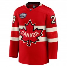 Джерси Nathan MacKinnon Canada Fanatics 2025 4 Nations Face-Off Premium - Red Джерси Nathan MacKinnon Canada Fanatics 2025 4 Nations Face-Off Premium - Red