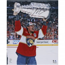 Nick Cousins Florida Panthers Autographed Fanatics Authentic 2024 Stanley Cup Champions 16 x 20 Raising Cup Photograph