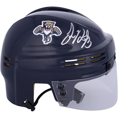 Sam Reinhart Florida Panthers Autographed Fanatics Authentic Navy Mini Helmet