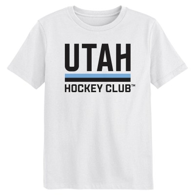 Preschool Utah Hockey Club White Secondary Logo T-Shirt
