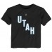 Toddler Utah Hockey Club Clayton Keller Black Name & Number T-Shirt