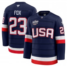 Джерси Adam Fox USA Fanatics 2025 4 Nations Face-Off Premium - Navy Джерси Adam Fox USA Fanatics 2025 4 Nations Face-Off Premium - Navy