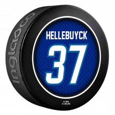Connor Hellebuyck Winnipeg Jets Inglasco 2024 Vezina Trophy Winner Hockey Puck - Limited Edition 2024