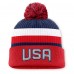 Шапка USA Fanatics 2025 4 Nations Face-Off with Pom - Red/Navy