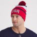 Шапка USA Fanatics 2025 4 Nations Face-Off with Pom - Red/Navy