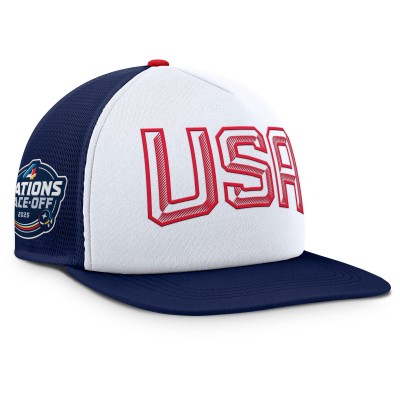 Бейсболка USA Fanatics 2025 4 Nations Face-Off Foam Front - Navy/White