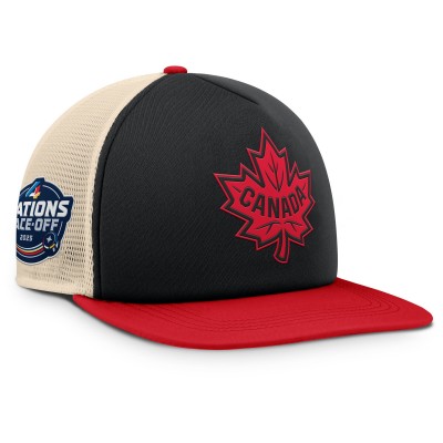 Бейсболка Canada Fanatics 2025 4 Nations Face-Off Foam Front - Black/Red
