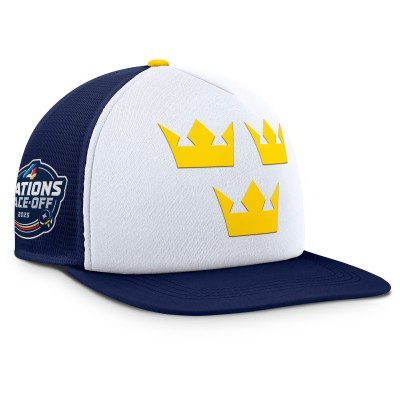 Бейсболка Sweden Fanatics 2025 4 Nations Face-Off Foam Front - Navy/White