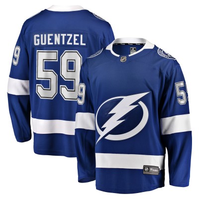 Игровая джерси Jake Guentzel Tampa Bay Lightning Fanatics Home Premier Breakaway Player - Blue