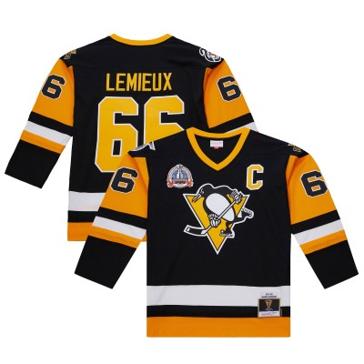 Игровая джерси Mario Lemieux Pittsburgh Penguins 1991-92 Power Play - Black