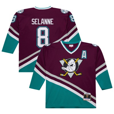 Игровая джерси Anaheim Ducks Teemu Selanne Purple 1996-97 Power Play