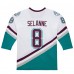 Игровая джерси Anaheim Ducks Teemu Selanne White 1996-97 Power Play