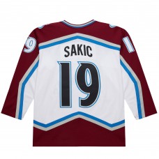 Colorado Avalanche Joe Sakic White 2000-01 Power Play Jersey