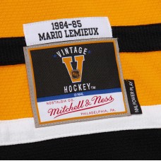 Игровая джерси Mario Lemieux Pittsburgh Penguins 1984-85 Power Play - Gold