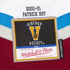 Colorado Avalanche Patrick Roy White 2000-01 Power Play Jersey