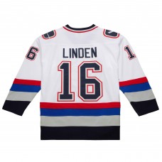 Vancouver Canucks Trevor Linden White 2003-04 Power Play Jersey