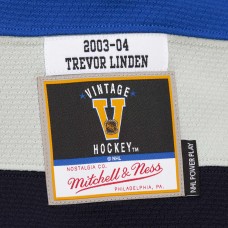 Vancouver Canucks Trevor Linden White 2003-04 Power Play Jersey