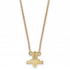Florida Panthers LogoArt 2024 Stanley Cup Champions Gold Plated Pendant Necklace