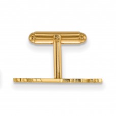 Florida Panthers LogoArt 2024 Stanley Cup Champions Gold Plated Cufflinks