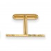 Florida Panthers LogoArt 2024 Stanley Cup Champions Gold Plated Cufflinks