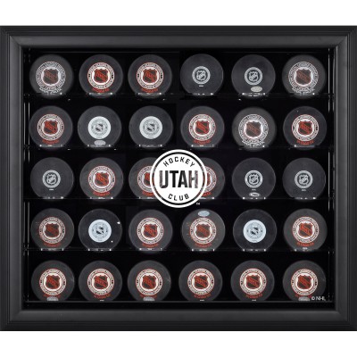 NHL Utah Fanatics Authentic 30-Puck Black Display Case