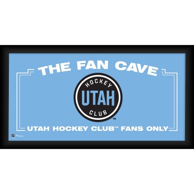 NHL Utah Fanatics Authentic Framed 10 x 20 Fan Cave Collage