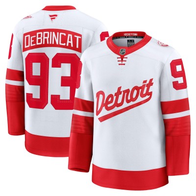 Игровая джерси Alex DeBrincat Detroit Red Wings Fanatics 2025 NHL Stadium Series Premium Player - White