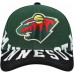 Бейсболка Minnesota Wild Mitchell & Ness Green/Black Underarch Two-Tone Pro Crown