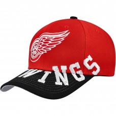 Detroit Red Wings Mitchell & Ness Red/Black Underarch Two-Tone Pro Crown Snapback Hat Detroit Red Wings Mitchell & Ness Red/Black Underarch Two-Tone Pro Crown Snapback Hat