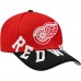 Detroit Red Wings Mitchell & Ness Red/Black Underarch Two-Tone Pro Crown Snapback Hat