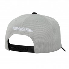 Los Angeles Kings Mitchell & Ness Gray/Black Underarch Two-Tone Pro Crown Snapback Hat