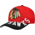 Бейсболка Chicago Blackhawks Mitchell & Ness Red/Black Underarch Two-Tone Pro Crown Бейсболка Chicago Blackhawks Mitchell & Ness Red/Black Underarch Two-Tone Pro Crown