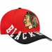 Бейсболка Chicago Blackhawks Mitchell & Ness Red/Black Underarch Two-Tone Pro Crown