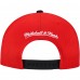 Бейсболка Chicago Blackhawks Mitchell & Ness Red/Black Underarch Two-Tone Pro Crown