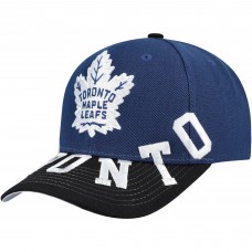 Бейсболка Toronto Maple Leafs Mitchell & Ness Blue/Black Underarch Two-Tone Pro Crown