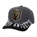 Vegas Golden Knights Mitchell & Ness Gray/Black Underarch Two-Tone Pro Crown Snapback Hat