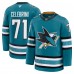 Джерси San Jose Sharks Macklin Celebrini Fanatics Teal Home Premium