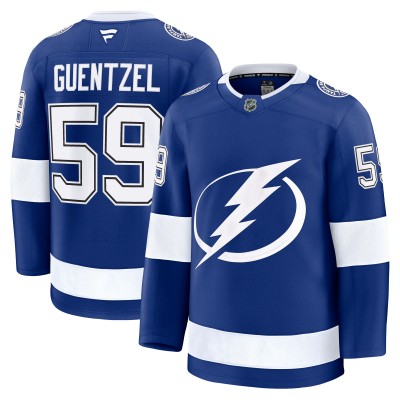 Джерси Tampa Bay Lightning Jake Guentzel Fanatics Blue Home Premium